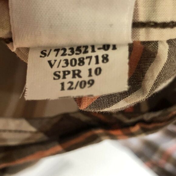 Old Navy Men's Shirt XL Plaid short sleeve button - Picture 5 of 7